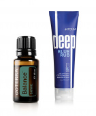картинка Набор крем Deep Blue и смесь масел Balans Эфирных масел doTERRA от интернет магазина  www.aroma.family