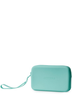 Travel size Cosmetic Bag (color Mint) / Силиконовая косметичка мятная